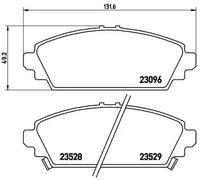 Pastillas de freno P 28 031 BREMBO para HONDA ACCORD VI CIVIC VII Hatchback