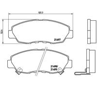 Brembo P 28 042 Pastillas de Frenos