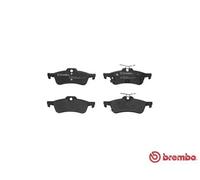Pastillas de freno P 28 070 BREMBO para HONDA CIVIC IX CIVIC IX Tourer