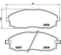 Pastillas de freno P 30 010 BREMBO para HYUNDAI H-1 / STAREX Autobús