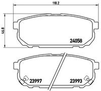 Pastillas de freno P 30 023 BREMBO para KIA SORENTO I SORENTO I VAN