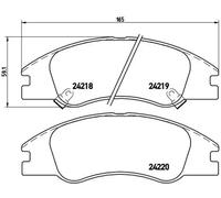 Pastillas de freno P 30 042 BREMBO para KIA CERATO I Sedán CERATO I Hatchback