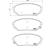 Brembo P 30 071 Pastillas de Frenos