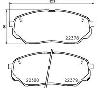 Brembo P 30 086 Pastillas de Frenos
