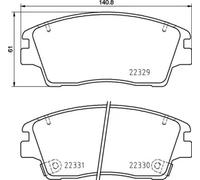 Pastillas de freno P 30 096 BREMBO para HYUNDAI TUCSON TUCSON Furgoneta/SUV