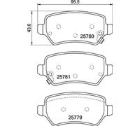 Pastillas de freno P 30 120 BREMBO para KIA CEE'D CEE'D Sportswagon PRO CEE'D