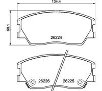 Pastillas de freno P 30 121E BREMBO para KIA SOUL III SOUL III Cargo