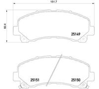 Pastillas de freno P 34 007 BREMBO para ISUZU MAXUS
