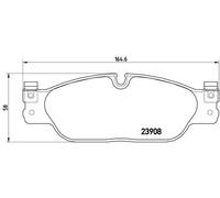 Pastillas de freno P 36 021 BREMBO para JAGUAR DAIMLER