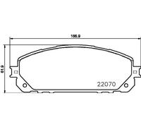 Pastillas de freno P 37 021 BREMBO para JEEP CHEROKEE CHEROKEE VAN