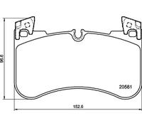 Pastillas de freno P 44 029 BREMBO para LAND ROVER RANGE ROVER IV DISCOVERY V