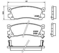 Pastillas de freno P 49 025 BREMBO para MAZDA 929 III XEDOS 9 MPV I