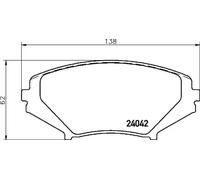 Brembo P 49 034 Pastillas de Frenos