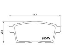 Pastillas de freno P 49 041 BREMBO para MAZDA FORD USA