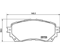 Pastillas de freno P 49 048 BREMBO para MAZDA 6 Sedán 6 Station Wagon