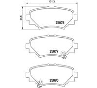 Pastillas de freno P 49 049 BREMBO para MAZDA 3 3 Sedán
