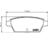 Pastillas de freno P 49 051 BREMBO para MAZDA 6 Station Wagon 6 Sedán