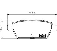 Pastillas de freno P 49 051 BREMBO para MAZDA 6 Station Wagon 6 Sedán
