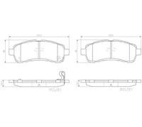 Pastillas de freno P 49 057 BREMBO para MAZDA 2