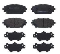 Brembo Juego de 4 pastillas de freno BCYB3328ZA (P49 065) – freno de disco para Mazda 3