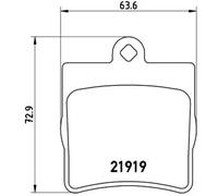 Brembo P 50 025 Pastillas de Frenos
