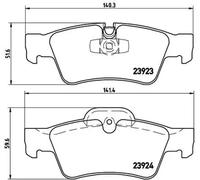 Pastillas de freno P 50 064 BREMBO para MERCEDES-BENZ CLASE G CLASE R CLASE GL