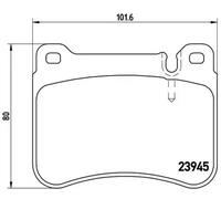 Pastillas de freno P 50 073X BREMBO para MERCEDES-BENZ CLASE C CLASE C T-Model