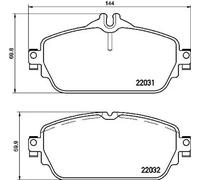 Brembo P 50 118 Pastillas de Frenos