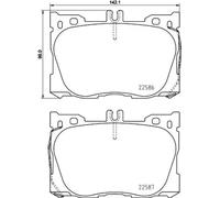 Pastillas de freno P 50 139 BREMBO para MERCEDES-BENZ CLASE C CLASE C T-Model