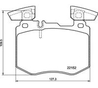 Pastillas de freno P 50 159 BREMBO para MERCEDES-BENZ GLC GLC Coupe