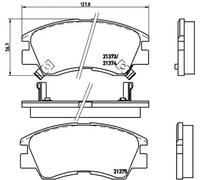 Brembo P 54 008 Pastillas de Frenos