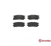 Brembo Pastillas de freno P 54 018 – Juego de 4 para Mitsubishi Pajero/Montero