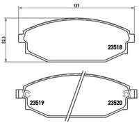 Pastillas de freno P 54 027 BREMBO para HYUNDAI GALLOPER