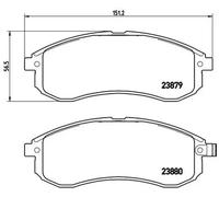 Pastillas de freno P 54 033 BREMBO para MITSUBISHI L200