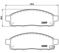 Pastillas de freno P 54 038 BREMBO para MITSUBISHI FIAT