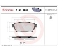 Juego Pastillas de Freno para Mitsubishi Eclipse Cross Gk Outlander (III)