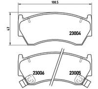 Pastillas de freno P 56 033 BREMBO para NISSAN ALMERA I Hatchback ALMERA I