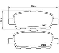 Brembo P 56 068 Pastillas de Frenos