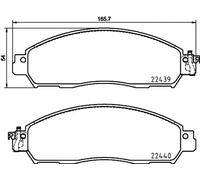 Brembo P 56 118 Pastillas de Frenos