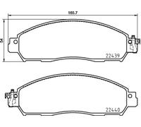 Pastillas de freno P 56 120 BREMBO para NISSAN NV200 Furgoneta LEAF