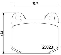 Pastillas de freno P 59 025 BREMBO para LOTUS OPEL TESLA