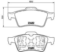 Pastillas de freno P 59 044 BREMBO para RENAULT NISSAN