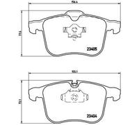 Pastillas de freno P 59 046 BREMBO para CADILLAC SAAB OPEL