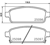 Pastillas de freno P 59 087 BREMBO para OPEL VAUXHALL