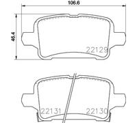 Pastillas de freno P 59 090 BREMBO para OPEL ASTRA K ASTRA K Sports Tourer