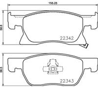 Pastillas de freno P 59 092 BREMBO para OPEL ASTRA K ASTRA K Sports Tourer