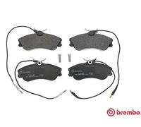 Brembo Juego de pastillas de freno P 61 060 Delanteras – Juego de 4 – para Peugeot/Citroën