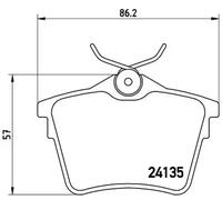 Pastillas de freno P 61 079 BREMBO para CITROËN PEUGEOT