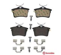 Brembo Pastillas de freno P 61 084 – Juego de 4 traseras para Citroën/Peugeot