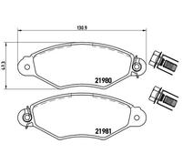 Brembo Pastillas de Frenos P 61 098